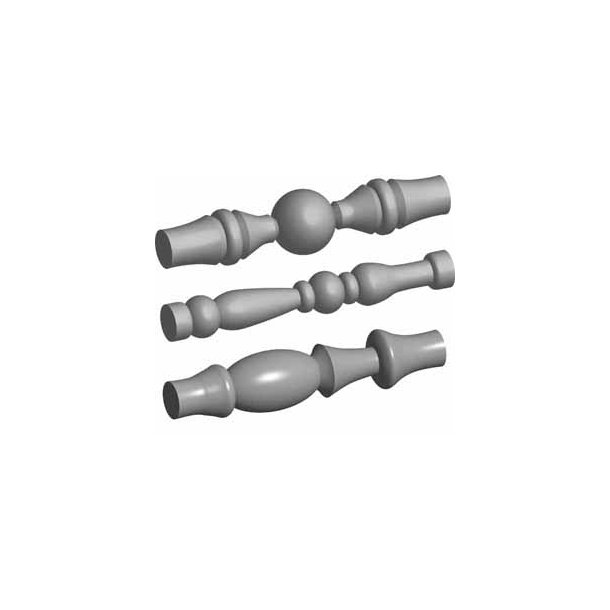 skabloner 3 stk. lysestage TPL15